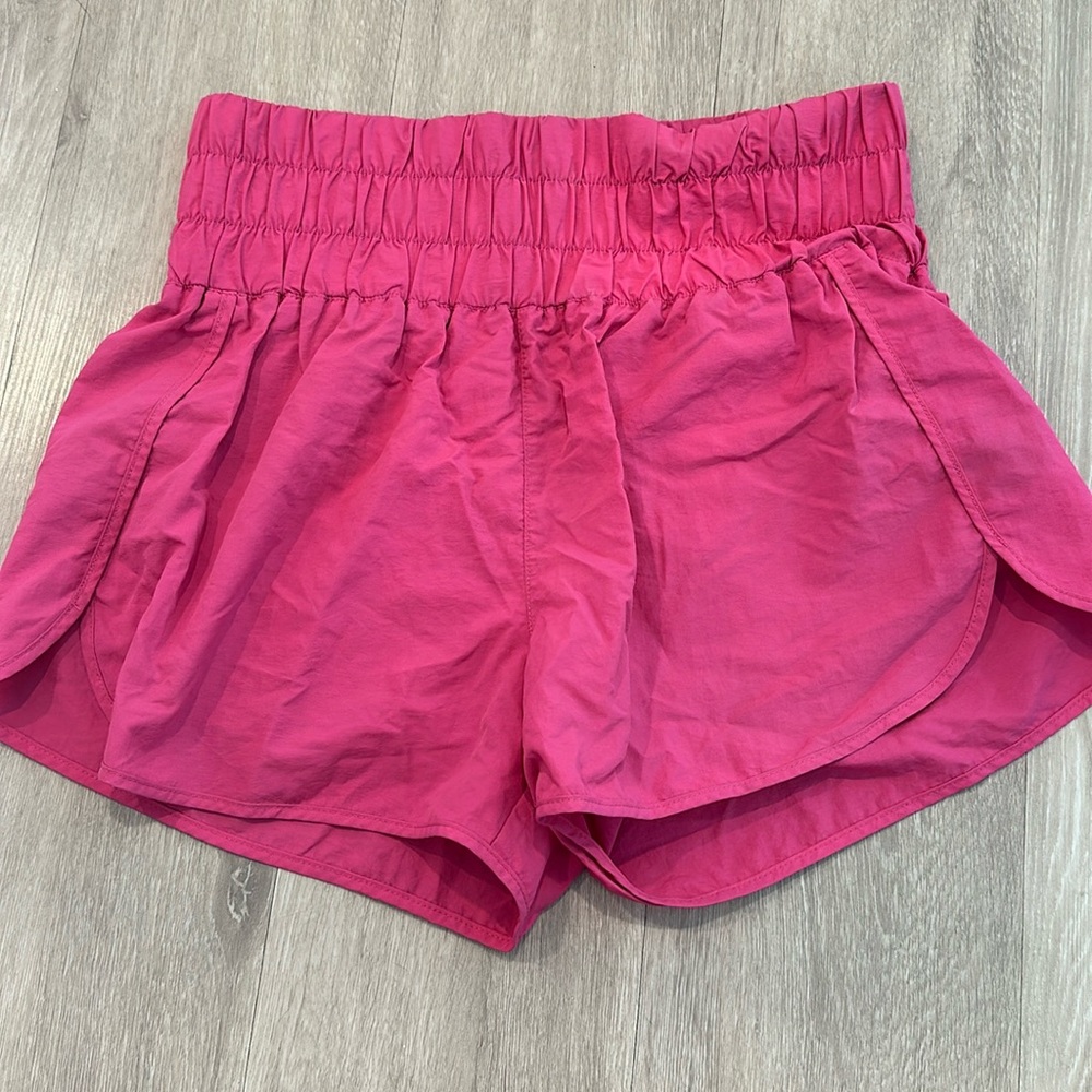 Zenana Outfitters Hot Pink Athletic Shorts